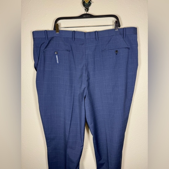 NWOT Ralph Lauren Mens 48 Navy Blue Dress Pants Comfort Flex Unhemmed Big Tall - Picture 5 of 8